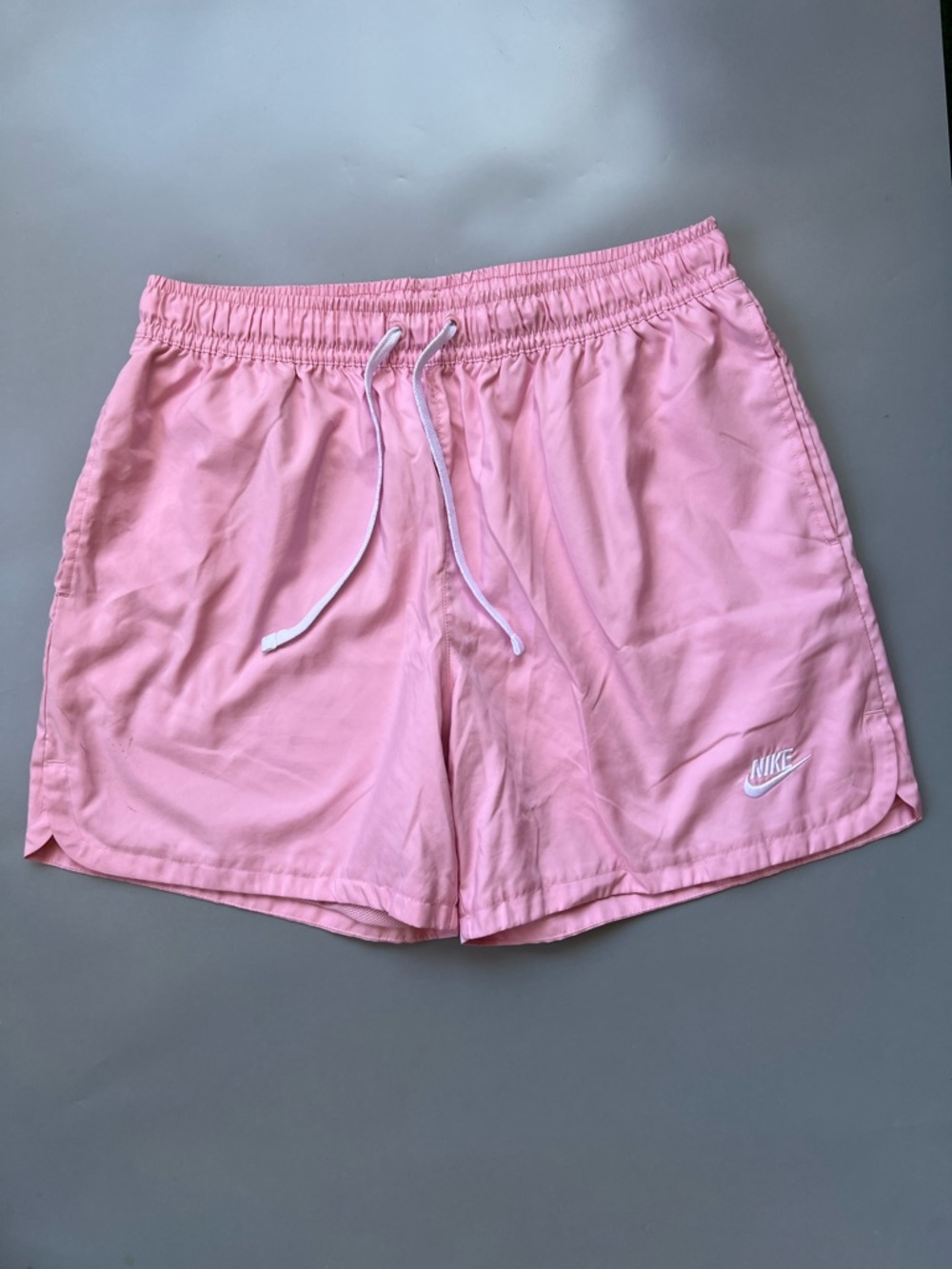 Nike Light Pink Women's Athletic Shorts with Drawstring